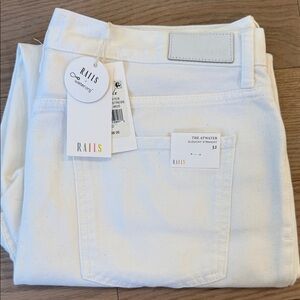 Rails The Atwater Slouchy Straight Jeans in White